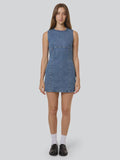 THRILLS Night Shift Mini Dress - STONED BLUES