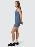 THRILLS Night Shift Mini Dress - STONED BLUES