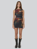 THRILLS Metamorphic Daze Mini Dress - BLACK