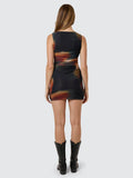 THRILLS Metamorphic Daze Mini Dress - BLACK