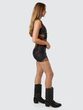 THRILLS Metamorphic Daze Mini Dress - BLACK