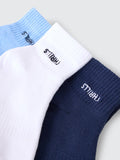 THRILLS Minimal 3  Pack Sock - PLACID BLUE/WHITE/HERITAGE NAVY