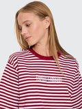 THRILLS Primitive Stripe Square Tee - SOUR CHERRY