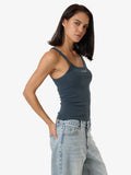 THRILLS Minimal Thrills Scoop Tank - DARK SLATE