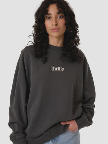 THRILLS Road To Paradise Cocoon Panel Crew - MERCH BLACK
