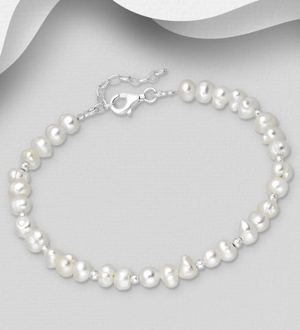 925 Sterling Silver Choker Beaded with Amazonite, Moonstone & Rhodonite