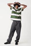 XLARGE 91 Stripe Short Sleeve Tee - FOREST GREEN