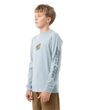 SANTA CRUZ Brain Dot Hollow Strip Long Sleeve - SLATE