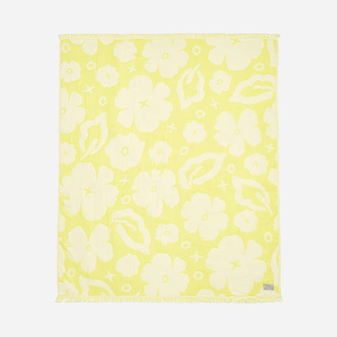 SLOWTIDE Beach Blanket - CITRON