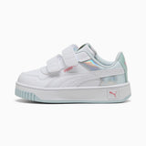 PUMA Carina Street Space Belle V Infant - WHITE/SEA GLASS