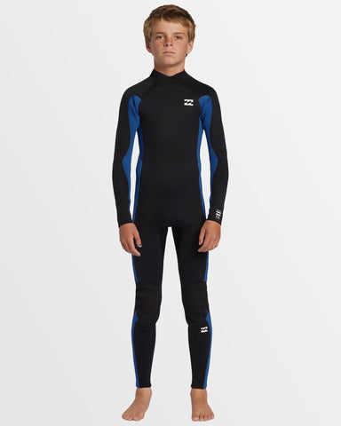 BILLABONG 302 Boys Foil BZ Fullsuit - MID BLUE