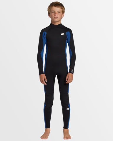 BILLABONG 302 Boys Foil BZ GBS Fullsuit - MID BLUE