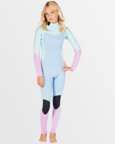 BILLABONG 302 Teen Synergy Back Zip Full Suit 3/2mm - ICEBERG