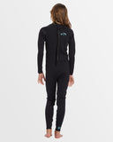 BILLABONG 302 Girls Foil Back Zip Fullsuit - BLACK