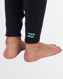 BILLABONG 302 Girls Foil Back Zip Fullsuit - BLACK