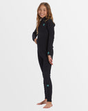 BILLABONG 302 Girls Foil Back Zip Fullsuit - BLACK