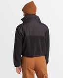 BILLABONG Lost Trails Button Up Fleece - BLACK SANDS
