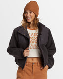 BILLABONG Lost Trails Button Up Fleece - BLACK SANDS