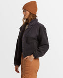 BILLABONG Lost Trails Button Up Fleece - BLACK SANDS