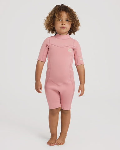 BILLABONG Absolute Toddler Girls  2/2mm Springsuit - FRENCH ROSE