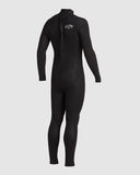 BILLABONG Foil Back Zip Steamer 3/2mm - BLACK