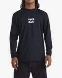 BILLABONG All Day Wave Long Sleeve LF Rash Vest - BLACK