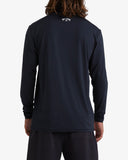 BILLABONG All Day Wave Long Sleeve LF Rash Vest - BLACK