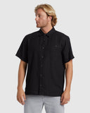 BILLABONG Ricardo Short Sleeve Shirt - BLACK