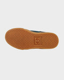 DC Kids Pure SKate Shoes - BLACK/WHITE/EMERALD