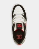 DC Youth Pure Skate Shoes - WHITE / BLACK/RED