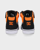 DC Kids Pure High-Top Ev - ORANGE/BLACK/WHITE