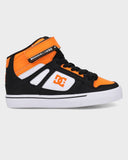 DC Kids Pure High-Top Ev - ORANGE/BLACK/WHITE