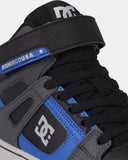 DC Pure Hi Top EV - GREY/BLACK/BLUE (YOUTH)
