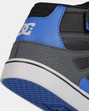 DC Pure Hi Top EV - GREY/BLACK/BLUE (YOUTH)