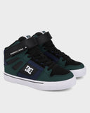 DC Kids Pure High-Top Ev - GREEN/NAVY/BLACK