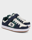 DC Youth Manteca 4 V - NAVY/WHITE/GREEN