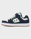 DC Youth Manteca 4 V - NAVY/WHITE/GREEN