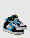 DC Manteca 4 Hi YOUTH - BLACK/GREY/GREEN