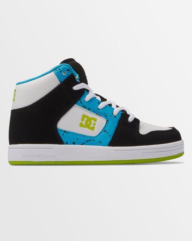 DC Manteca 4 Hi YOUTH - BLACK/GREY/GREEN