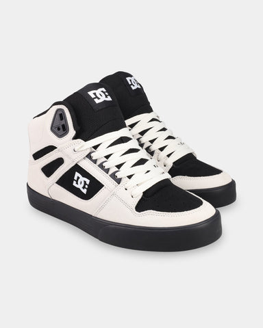 DC Pure High Top - OFF WHITE/WHITE/BLACK
