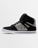 DC Pure High Top WC - BLACK/BATTLESHIP/ARMOR