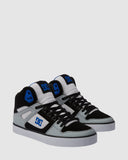 DC Pure High  Top WC - BLACK/WHITE/BLUE