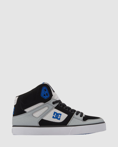 DC Pure High  Top WC - BLACK/WHITE/BLUE