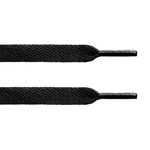 LaceSpace Flat Replacement Laces - BLACK