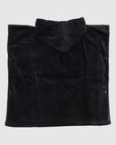 QUIKSILVER Hooded Towel Youth - BLACK