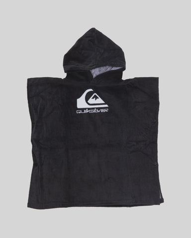QUIKSILVER Hooded Towel Youth - BLACK