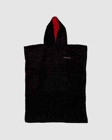 QUIKSILVER Hoody Towel - BLACK/JET BLACK