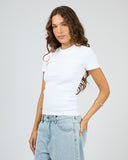 SILENT THEORY Bella Tee- WHITE