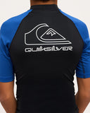 QUIKSILVER On Tour Short Sleeve Boys ID  - PALACE BLUE