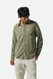 BRIXTON  The Field Corduroy Overshirt - MILITARY OLIVE
